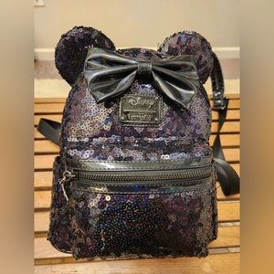 LASR Exclusive - Black Sequins Loungefly backpack